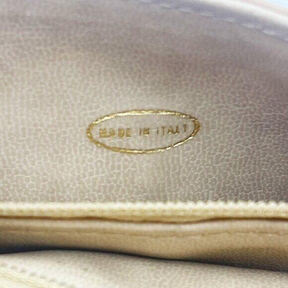 Authentic CHANEL CC Vintage Matelasse Lambskin Waist Pouch Bum Bag Leather Beige - Picture 15 of 16